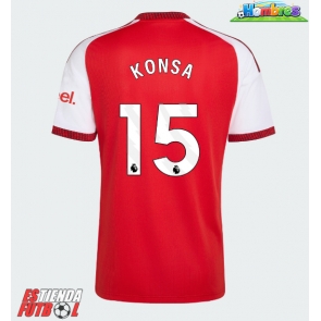 Arsenal Ezri Konsa #15 Primera Equipación 2026-27 Manga Corta